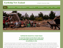 Tablet Screenshot of earthship.co.nz